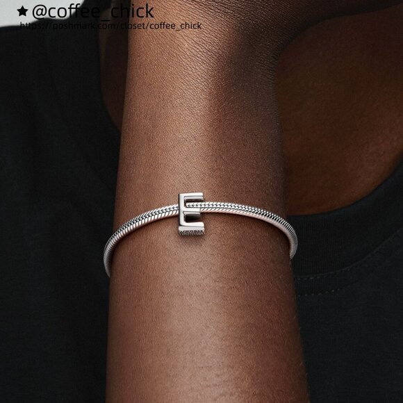 Pandora Letter E Alphabet Charm - Picture 5 of 6